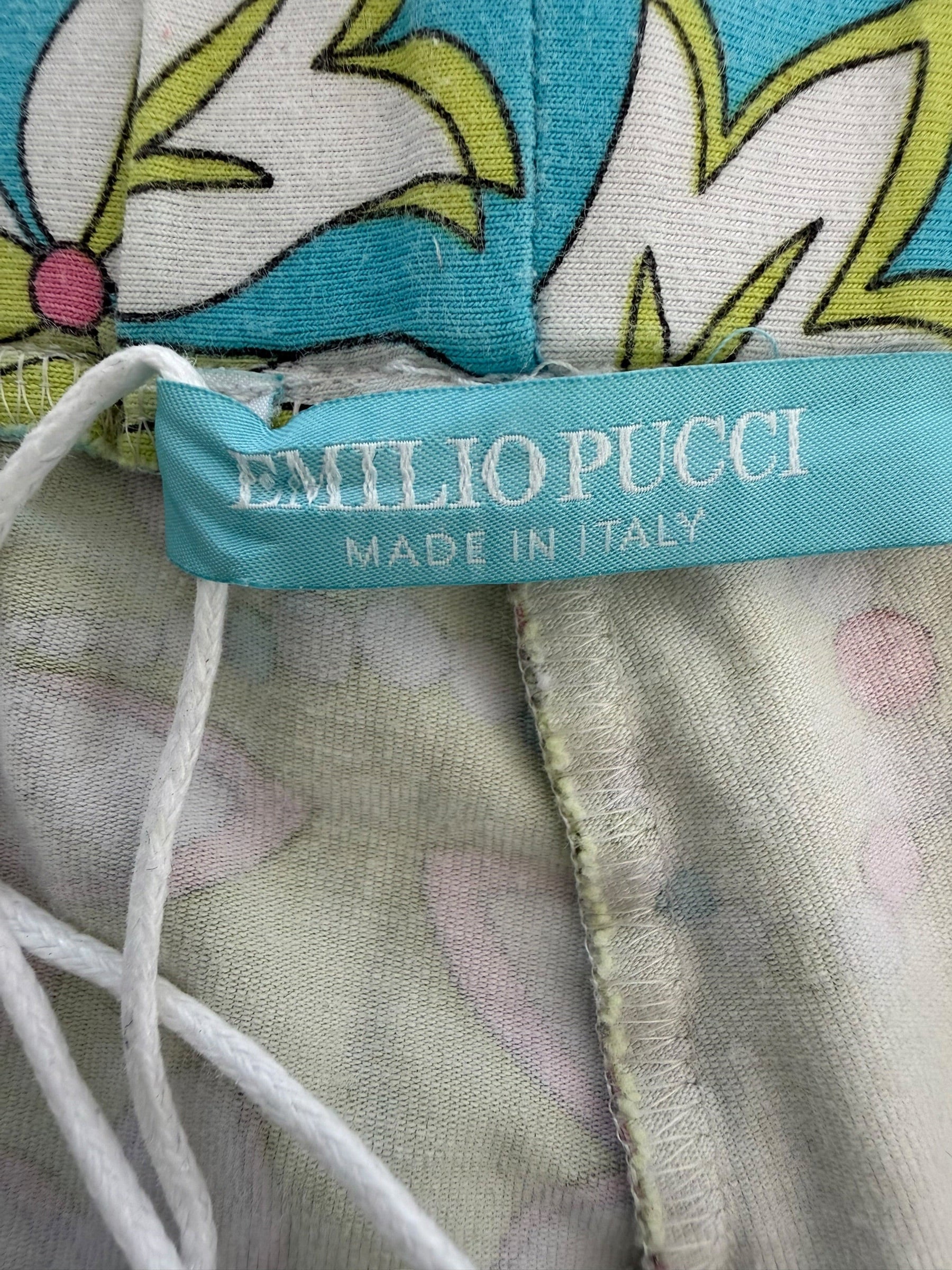 Emilio Pucci Floral Print Mini Shorts- Y2K