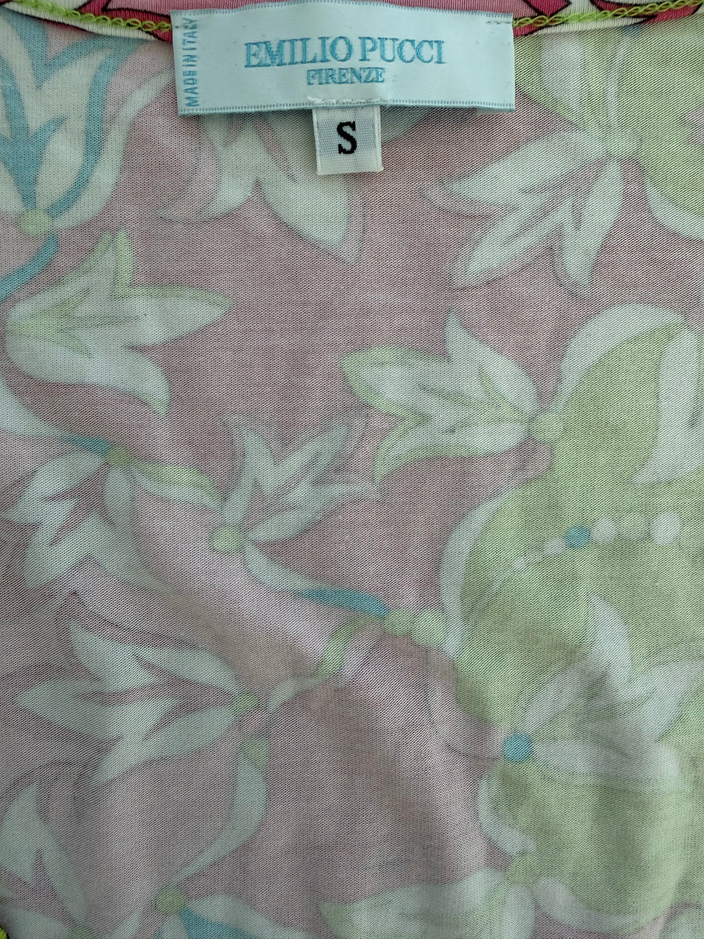 Emilio Pucci Floral Print T-shirt | Y2K