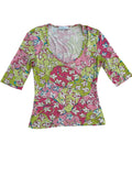 Emilio Pucci Floral Print T-shirt | Y2K