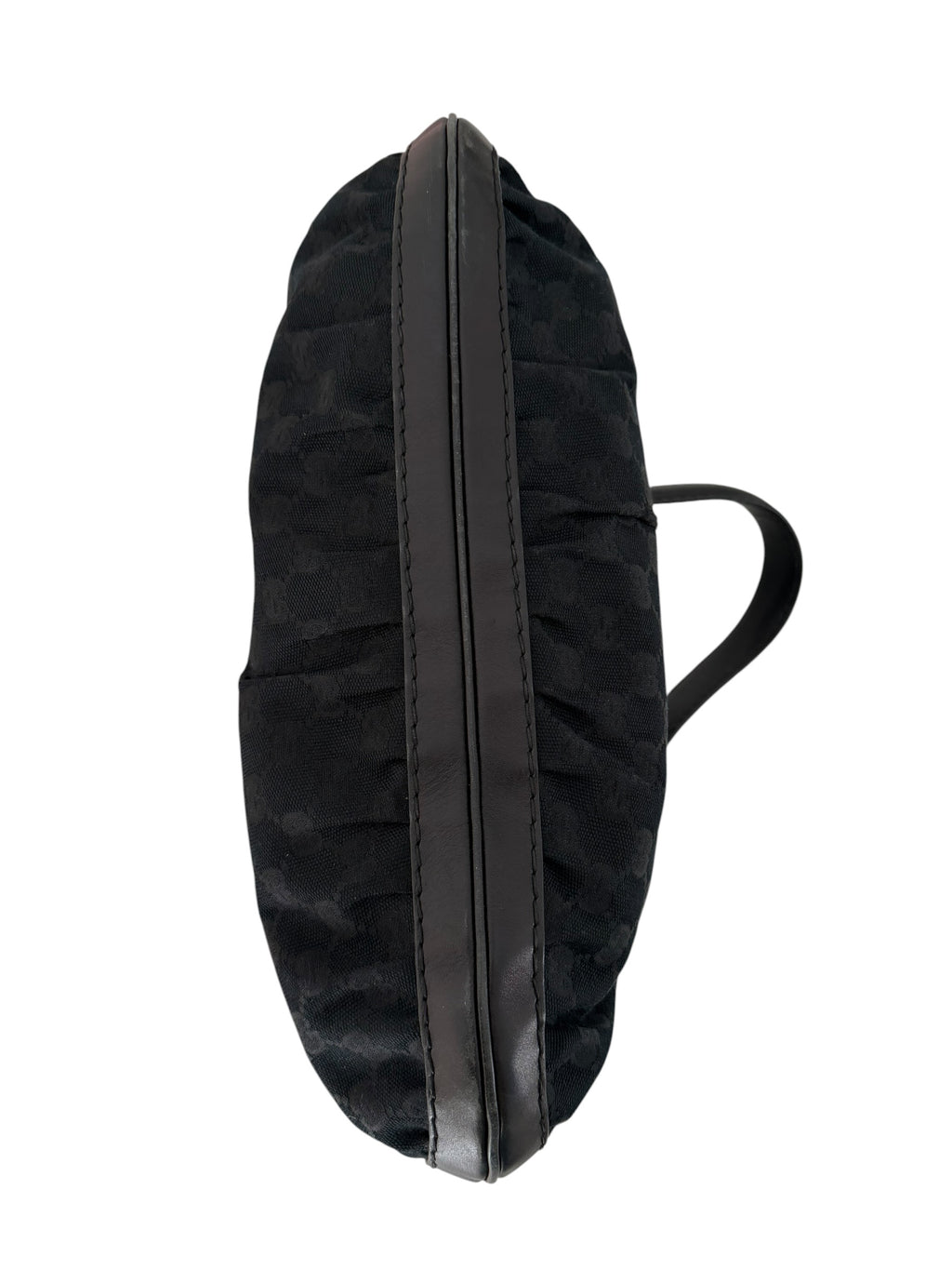 Gucci Black GG Canvas Bow Hobo Shoulder Bag | Tom Ford Era