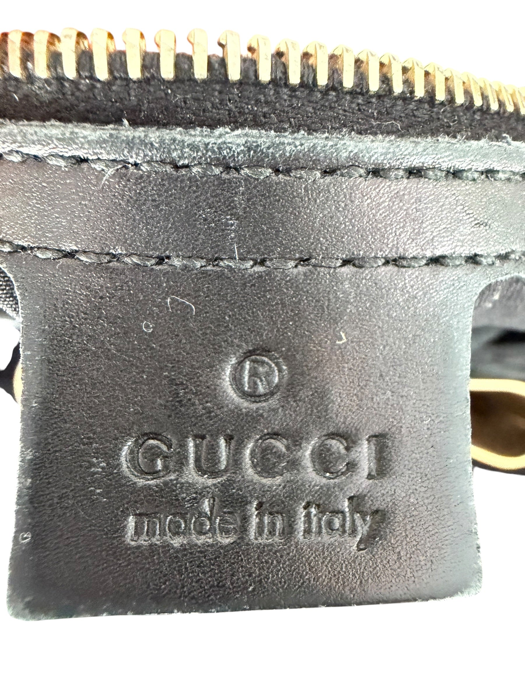 Gucci Black GG Canvas Bow Hobo Shoulder Bag | Tom Ford Era