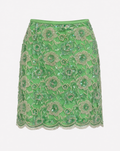 Vintage 1990s La Perla Ritmo di Perla Beaded Sequin Floral Skirt – Made in Italy