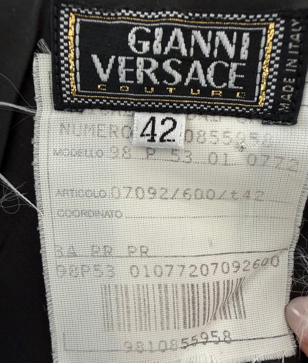 Gianni Versace Spring/Summer 1998 Silk Mesh Sheath Dress
