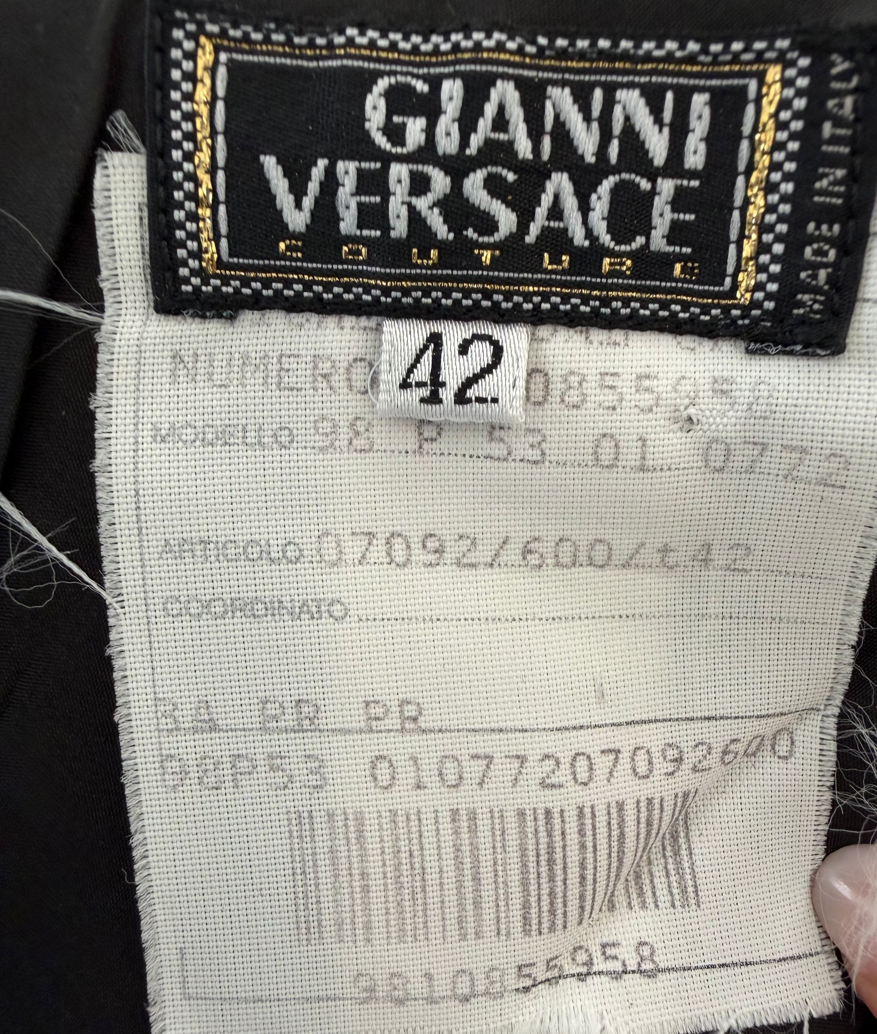 Gianni Versace Spring/Summer 1998 Silk Mesh Sheath Dress