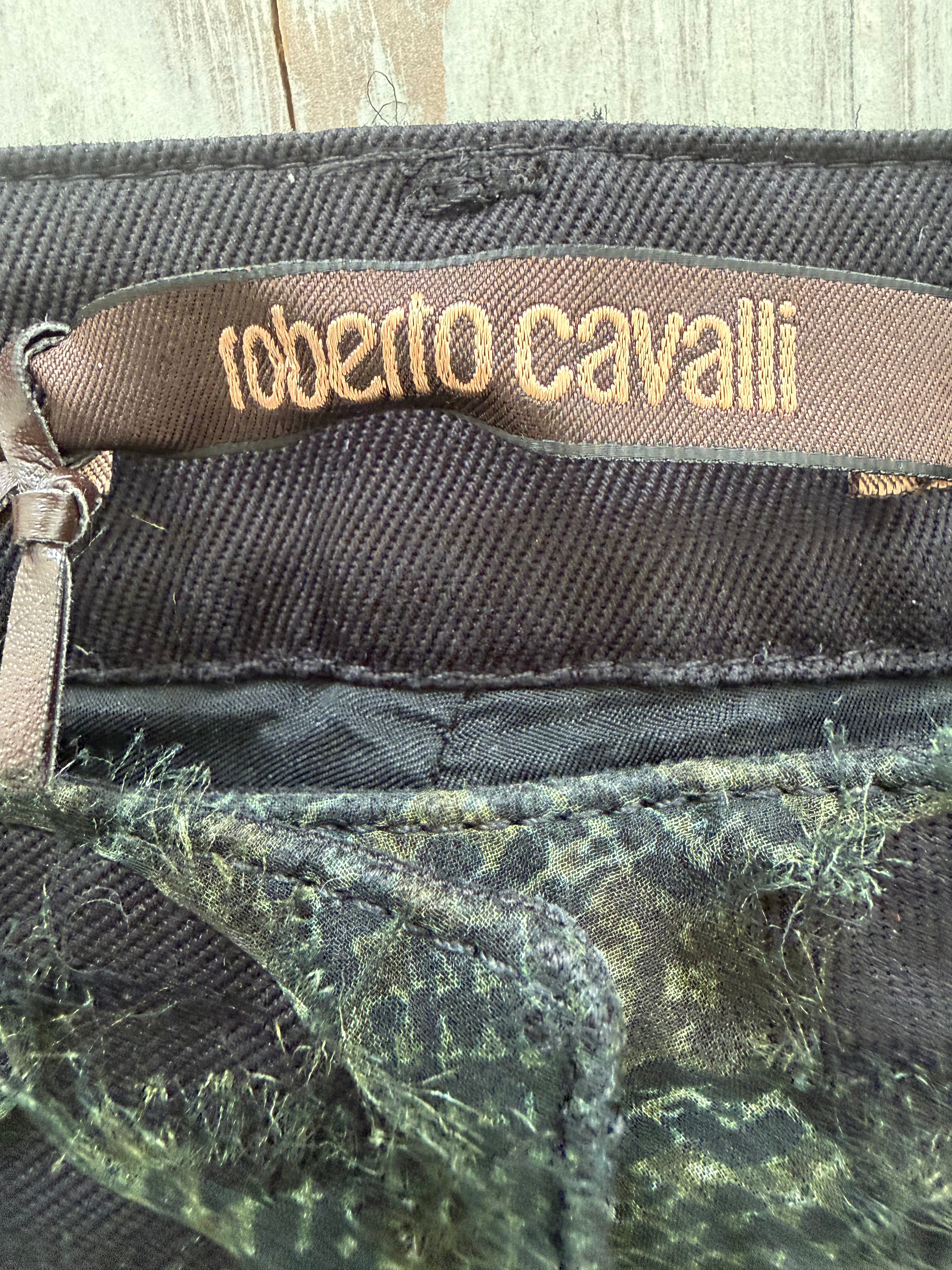 Roberto Cavalli Fall/Winter 2010 Runway Silk Brocade Pants – Look 4 – Size IT 42 / US 6