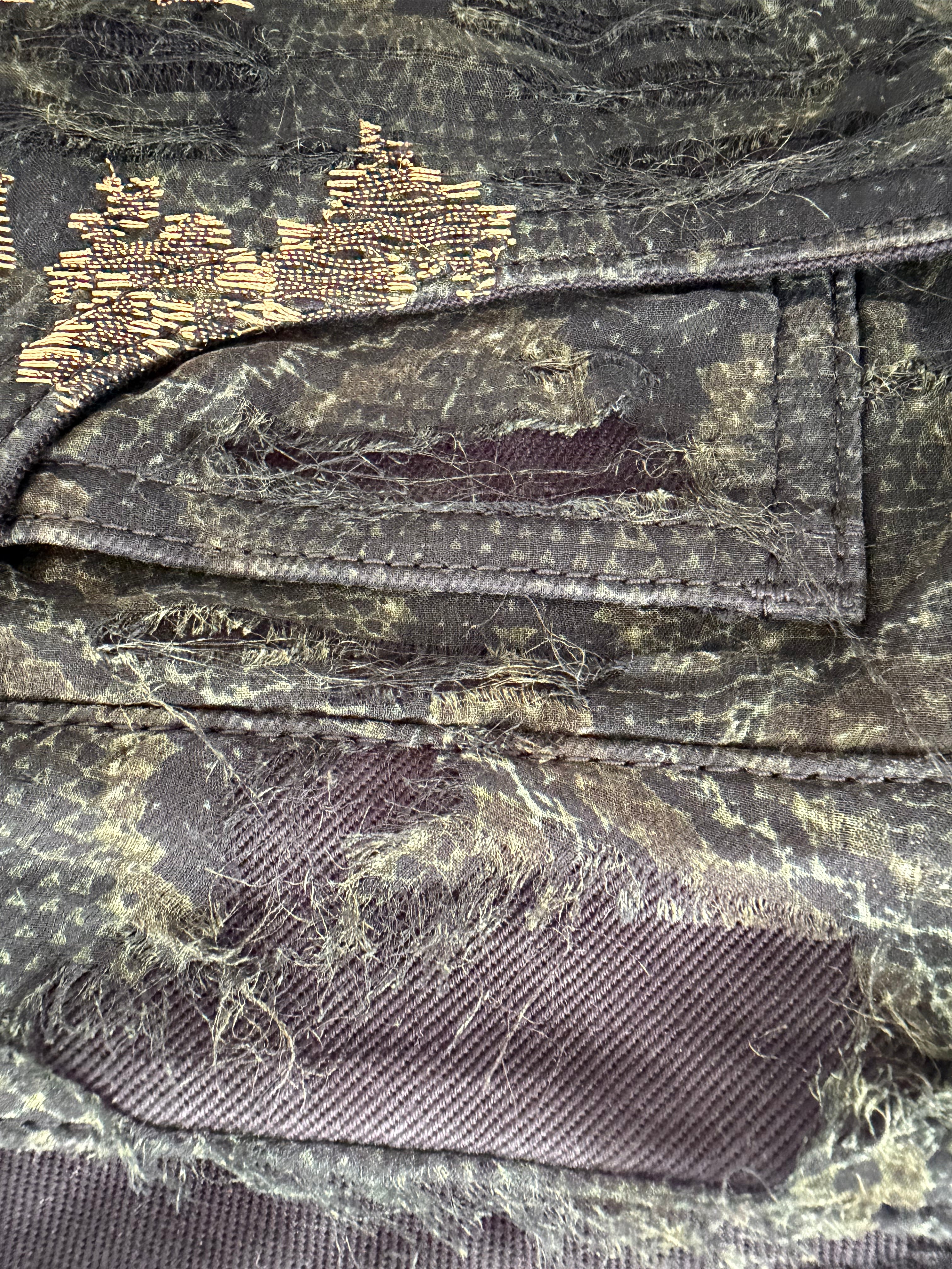 Roberto Cavalli Fall/Winter 2010 Runway Silk Brocade Pants – Look 4 – Size IT 42 / US 6