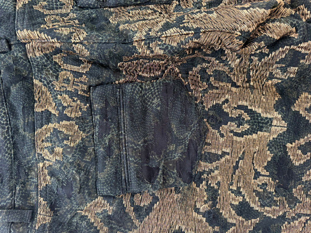 Roberto Cavalli Fall/Winter 2010 Runway Silk Brocade Pants – Look 4 – Size IT 42 / US 6