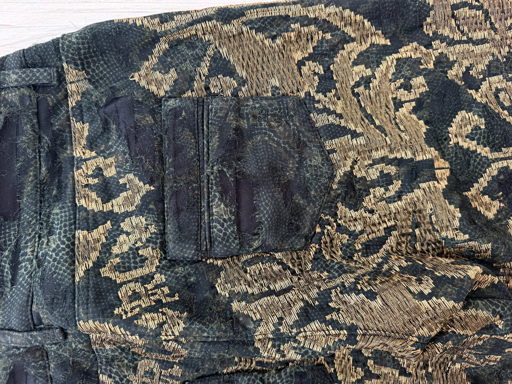 Roberto Cavalli Fall/Winter 2010 Runway Silk Brocade Pants – Look 4 – Size IT 42 / US 6