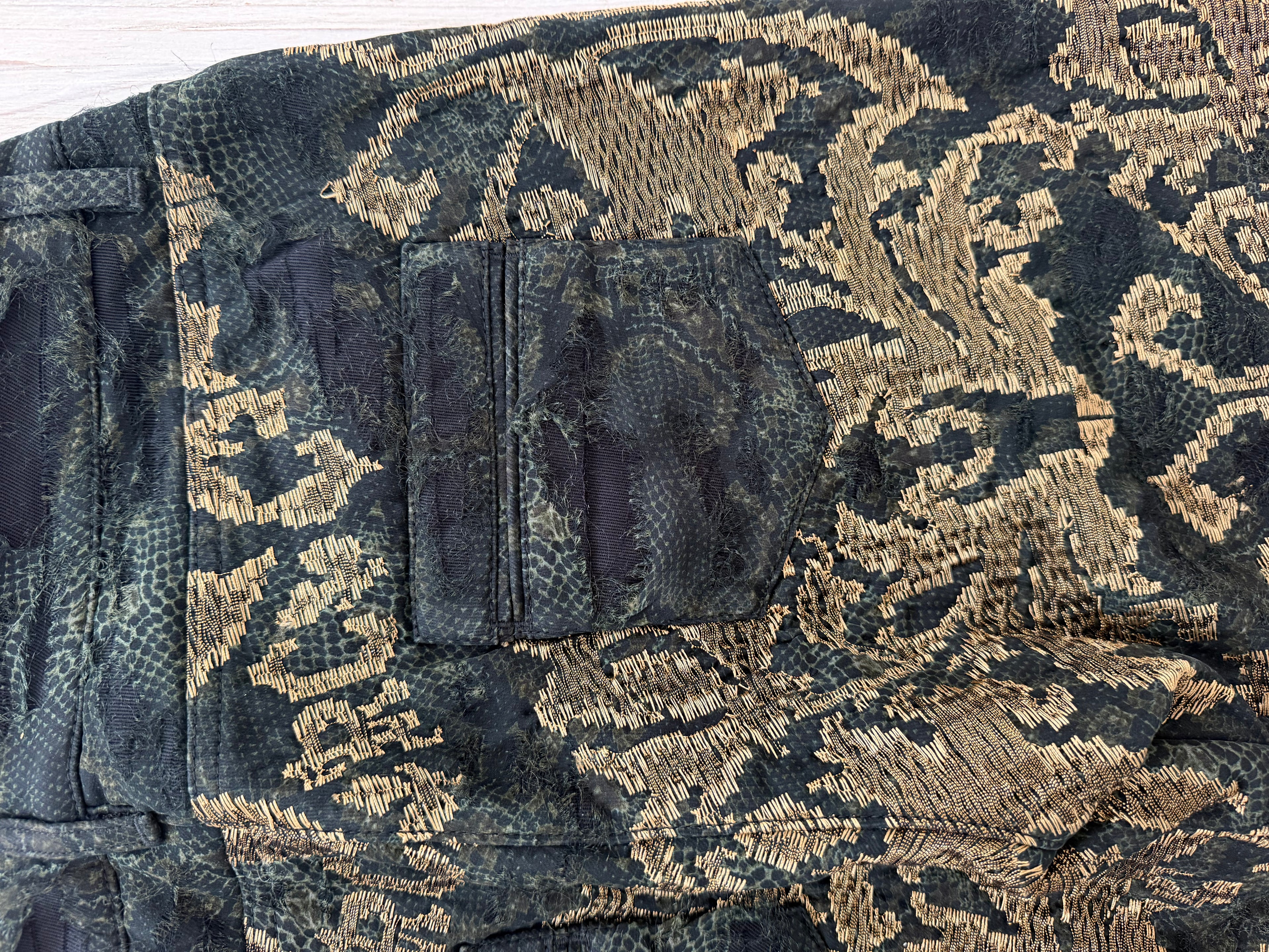 Roberto Cavalli Fall/Winter 2010 Runway Silk Brocade Pants – Look 4 – Size IT 42 / US 6