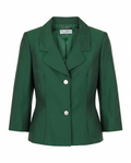 Dolce & Gabbana SS1996 Look 57 Runway Emerald Silk Jacket