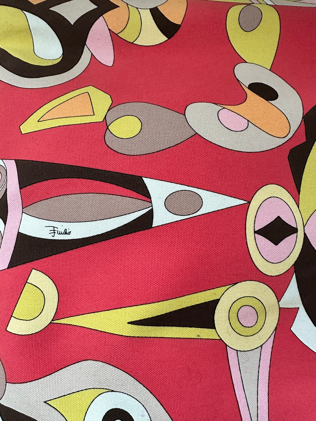 Emilio Pucci Vintage Canvas Tote - Early 2000s