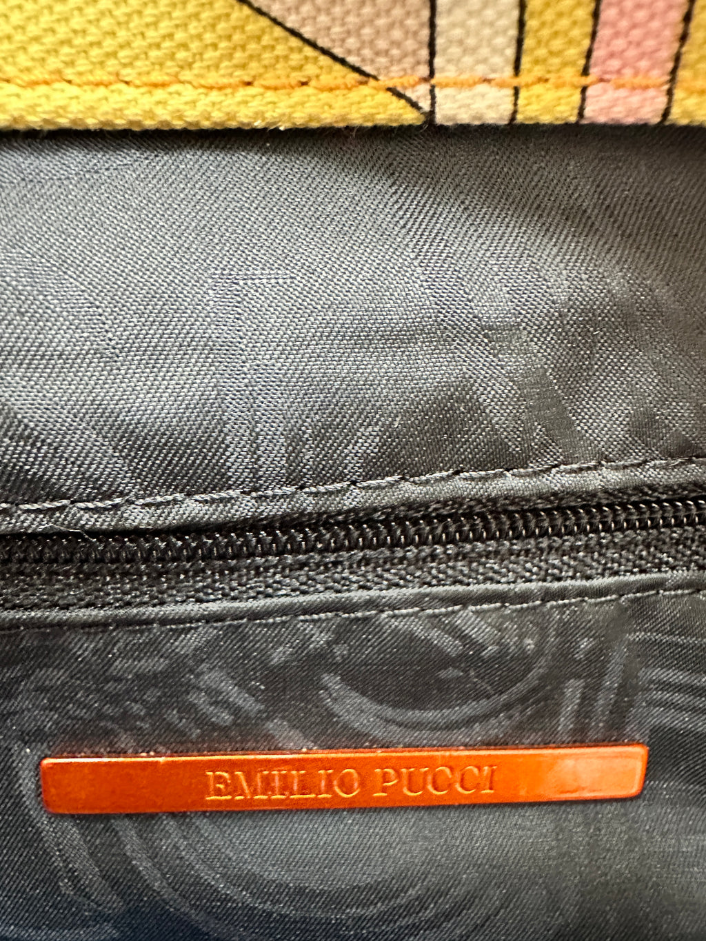 Emilio Pucci Vintage Canvas Tote - Early 2000s