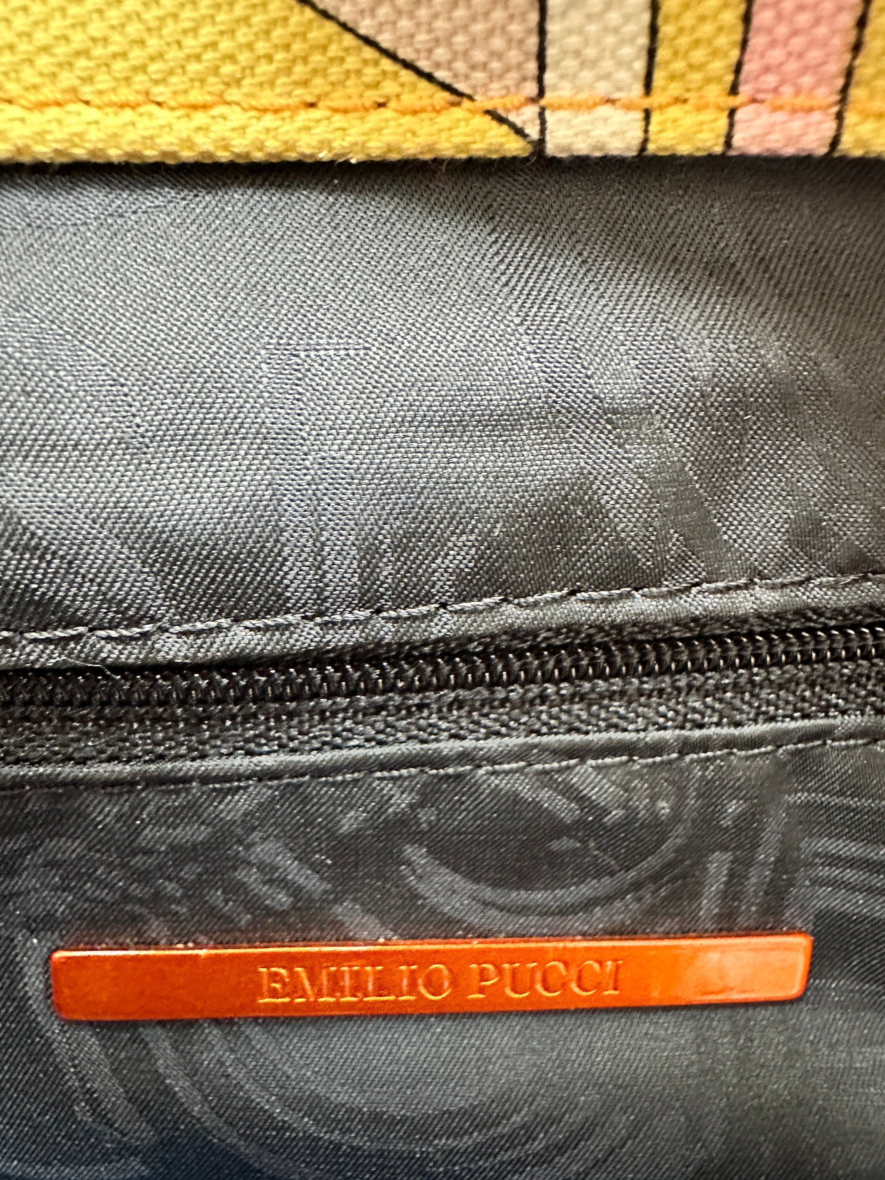 Emilio Pucci Vintage Canvas Tote - Early 2000s