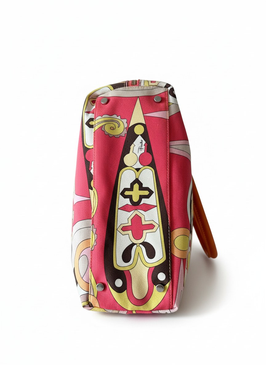 Emilio Pucci Vintage Canvas Tote - Early 2000s