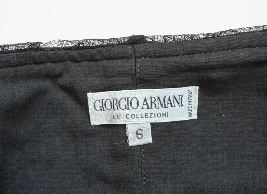 Giorgio Armani Le Collezioni Strapless Cocktail Dress