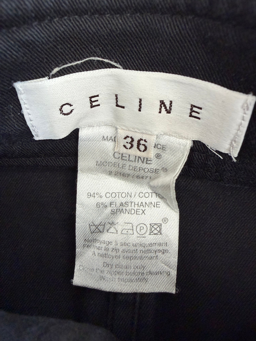 Celine Fall/Winter 2003 Runway Utility Mini Skirt