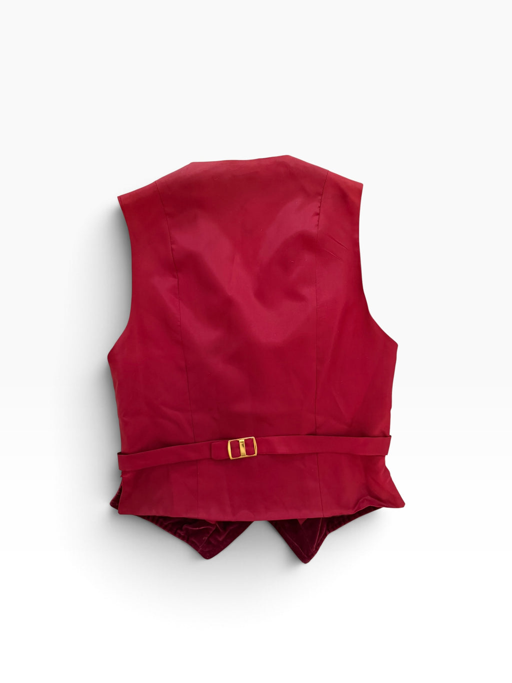 Vintage Jaeger Burgundy Velvet Waistcoat Vest