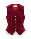Vintage Jaeger Burgundy Velvet Waistcoat Vest