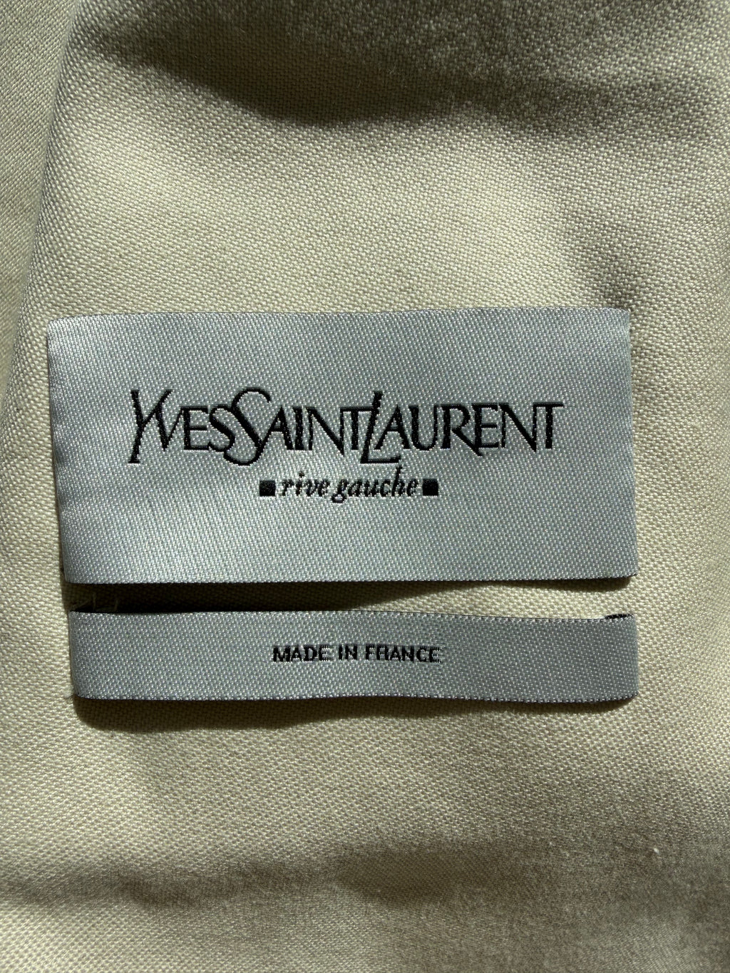 Yves Saint Laurent Rive Gauche by Tom Ford Spring/Summer 2002 Lace-Up Cotton Blazer