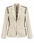 Yves Saint Laurent Rive Gauche by Tom Ford Spring/Summer 2002 Lace-Up Cotton Blazer