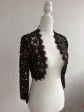 Tadashi Shoji Collection Beaded Lace Cropped Bolero