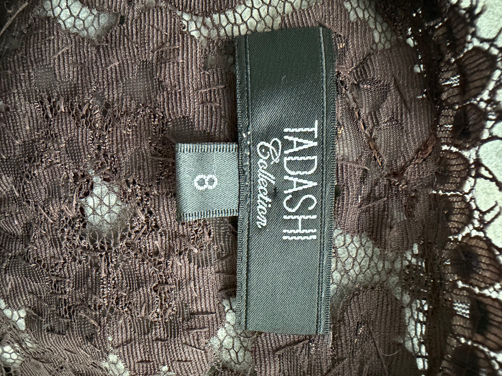 Tadashi Shoji Collection Beaded Lace Cropped Bolero
