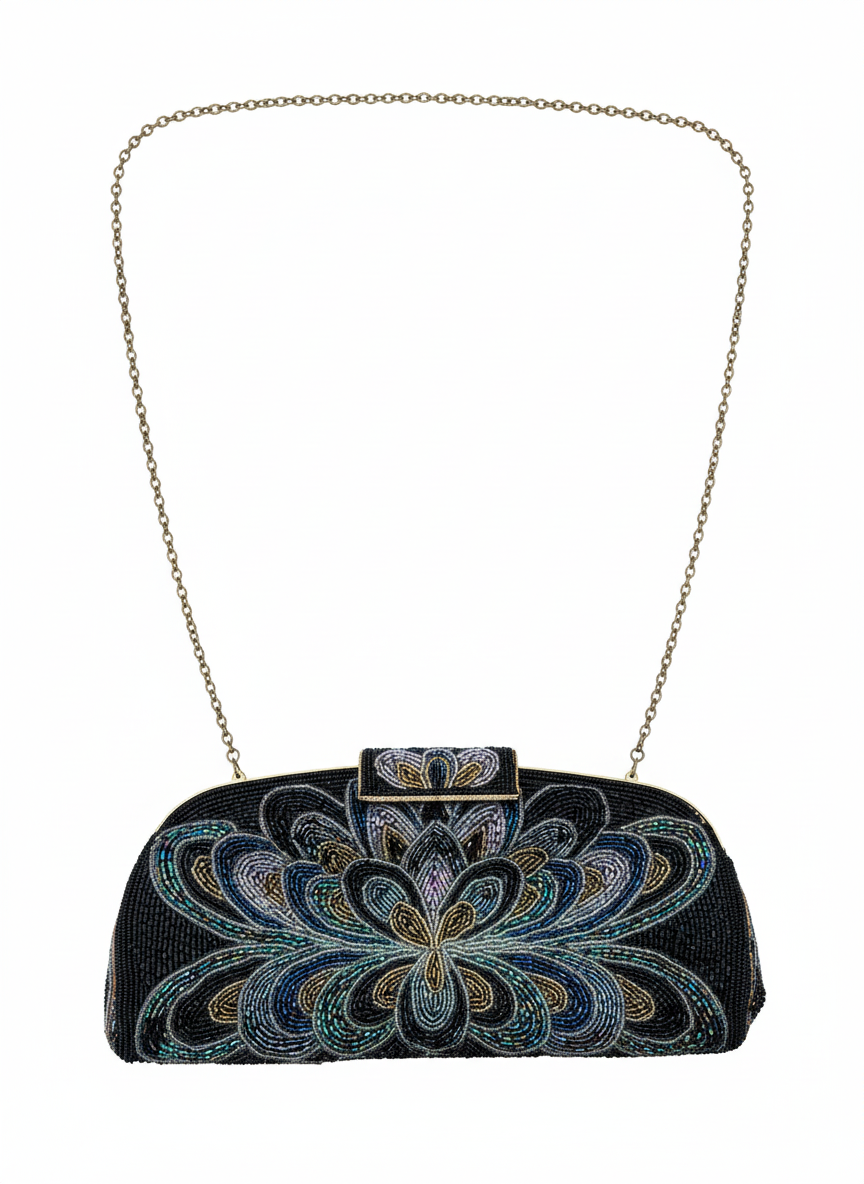 Vintage Beaded Clutch